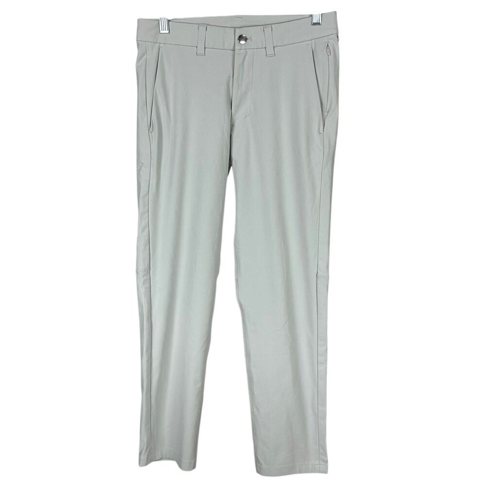 Lululemon Commission Pant Slim Warpstreme Grey Men's Size 28 x 26 EUC
